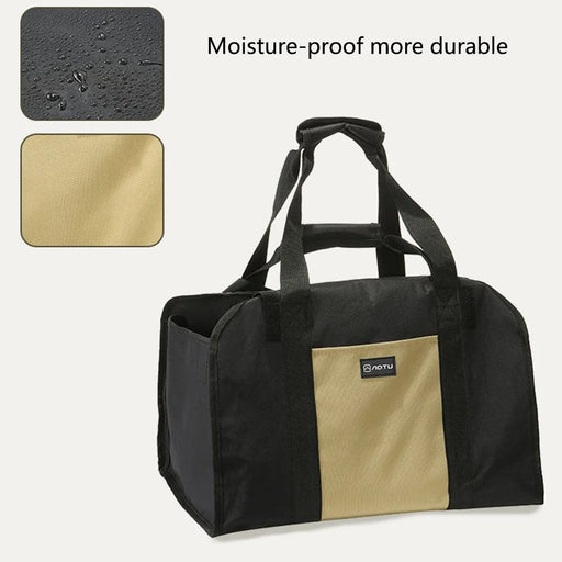 AOTU AT6550 Log Carrier Bag Oxford Cloth Tote Bag Picnic Utensil Storage Handbag for Hiking Camping - 2