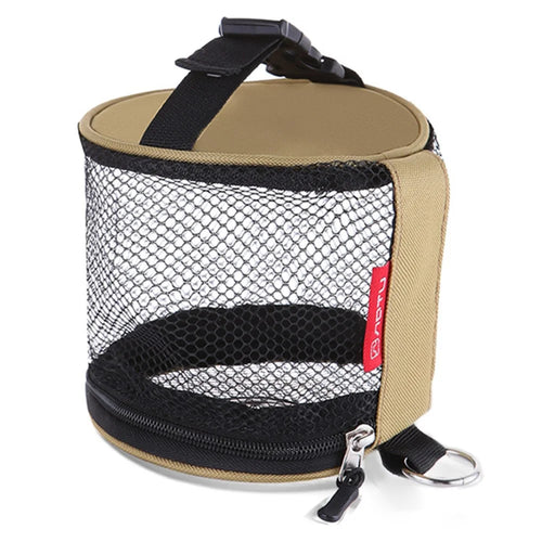 AOTU AT6948 Outdoor Camping Tissue Box Roll Paper Holder Mesh Storage Bag for Toilet Paper - Khaki - 1