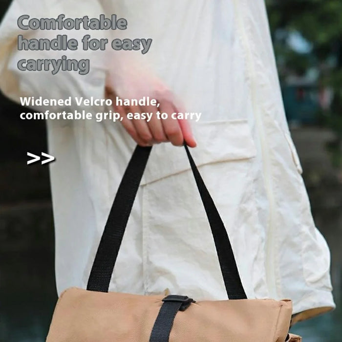 AOTU AT6944 Camping Tool Roll Bag Oxford Cloth Tools Organizer Roll Up Storage Pouch - Khaki - 6