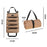 AOTU AT6944 Camping Tool Roll Bag Oxford Cloth Tools Organizer Roll Up Storage Pouch - Khaki - 7