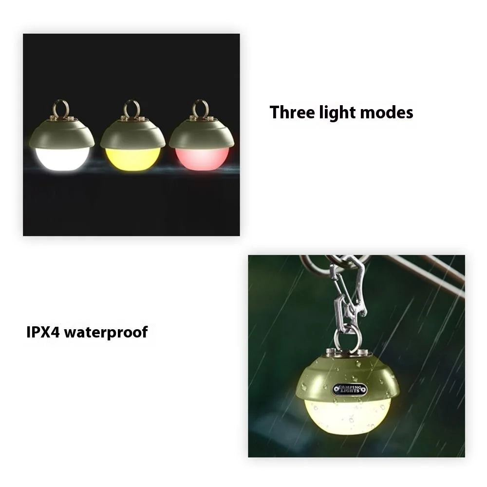 WIDESEA WSDJ-003G 3 Color Modes Outdoor Camping Lantern Tent Hanging LED Light (Without CE) - 4