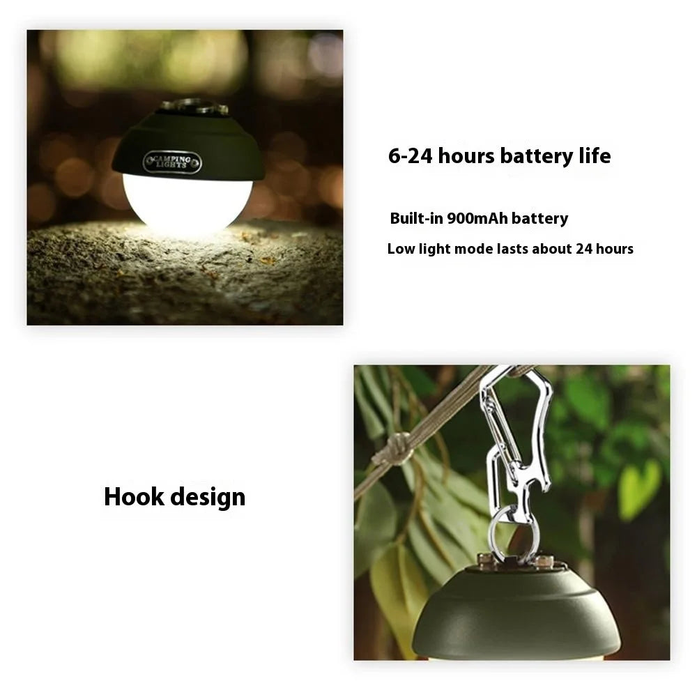 WIDESEA WSDJ-003G 3 Color Modes Outdoor Camping Lantern Tent Hanging LED Light (Without CE) - 5