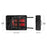 WIDESEA WSDD-S2 Outdoor Camping Tent Accessories Set Aluminum Alloy Hammer Ground Nail Wind Rope Storage Bag Kit - Red - 6