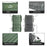 WIDESEA WSCM-200G Outdoor Inflatable Moistur-Proof Mat Folding Camping Cushion with Backrest - 4