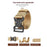 SN-P0102 3.8cm Imitation Nylon Military Waistband Quick Release Tactical Belt for Men, Length: 125cm - Black - 4