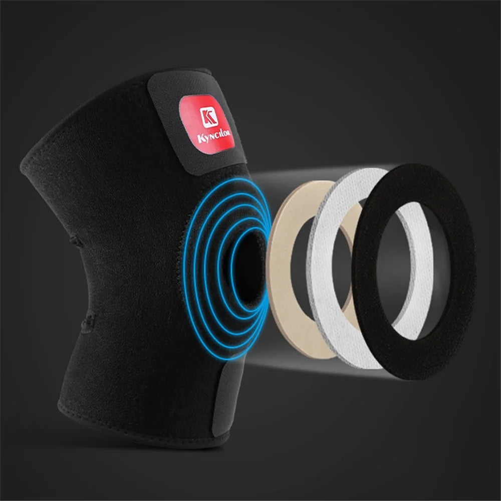 KYNCILOR AB017 Knee Brace Injury Recovery Adjustable Knee Support Knee Compression Protection Sleeve for Men and Women - 5