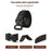 SN-P001 3.8cm Imitation Nylon Elastic Waistband with Quick Release Buckle Men Tactical Belt, Length: 125cm - Green - 4