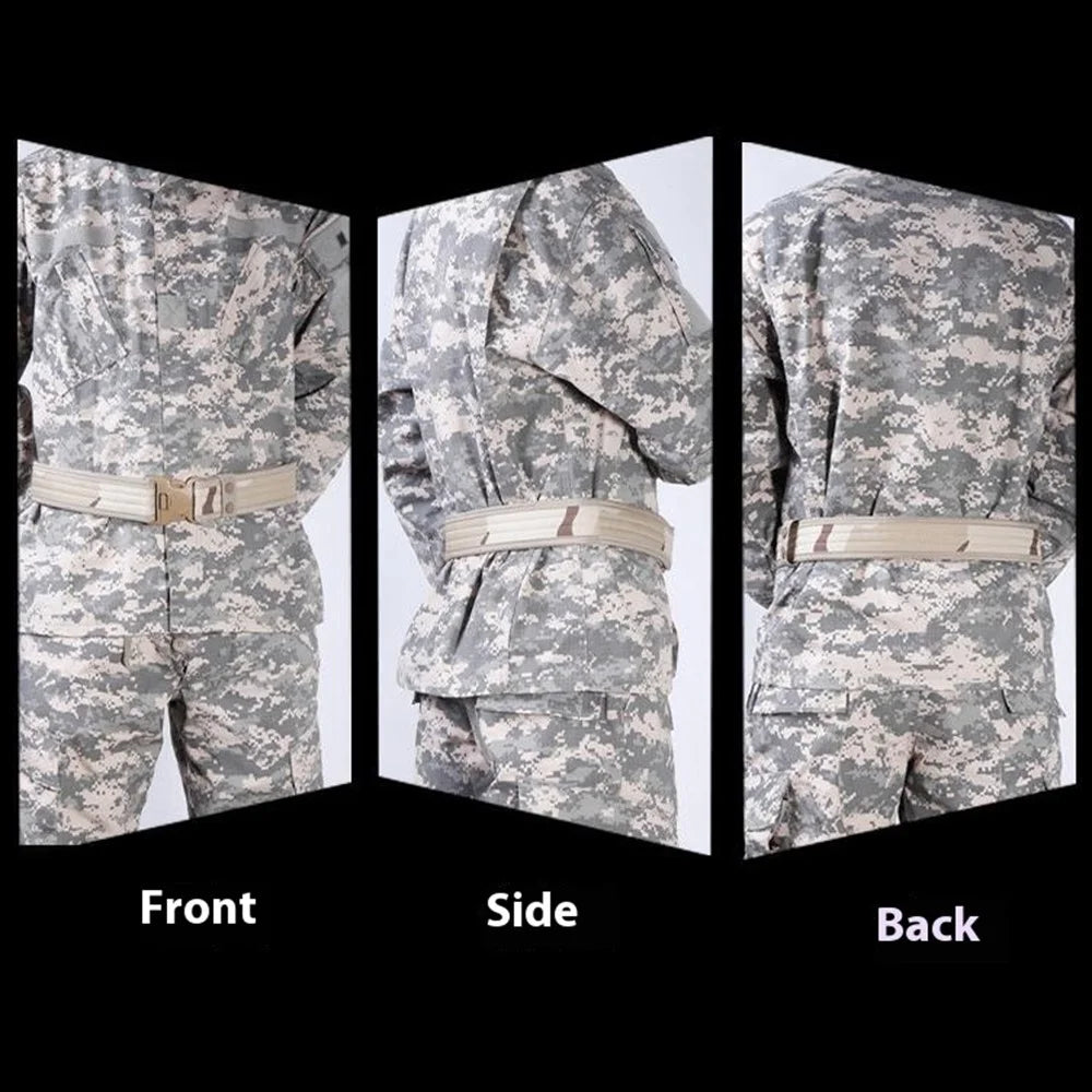 SN-029 5cm Oxford Fabric Outdoor Tactical Belt Adjustable Magic Tape Military Waistband, Length: 130cm - Desert Digital - 2
