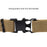 SN-030 125x5.5cm Polypropylene Webbing Belt Student Tactical Training Work Belt with Plastic Buckle - Khaki - 2