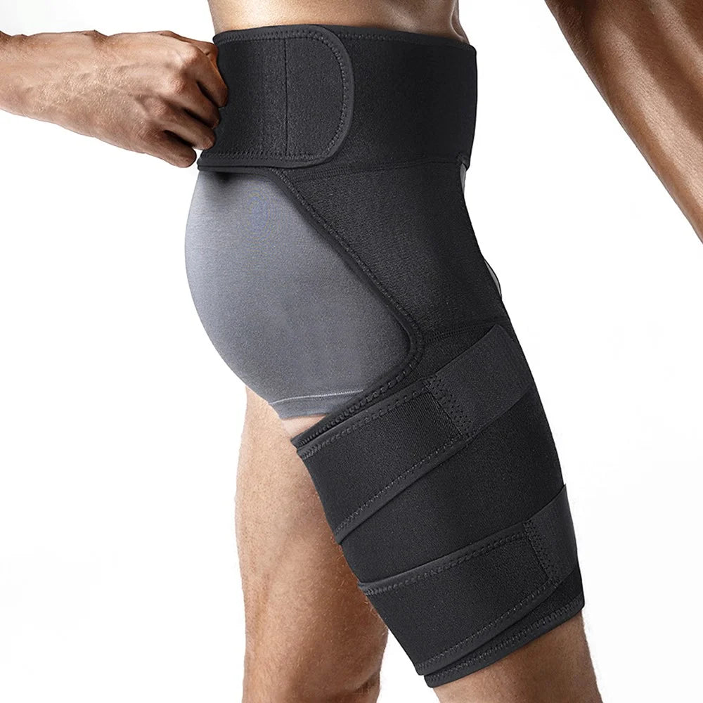 KYNCILOR AB052 Fitness Leg Pad Groin Belt Anti-Strain Breathable Muscle Hip Thigh Protection Strap Weightlifting Exercise Protector - 2