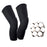 KYNCILOR AB060 1/Pc Crashproof Honeycomb Knee Support Brace Knee Compression Sleeve for Running Riding Basketball Breathable Knee Protector Pad - Black/XL - 6