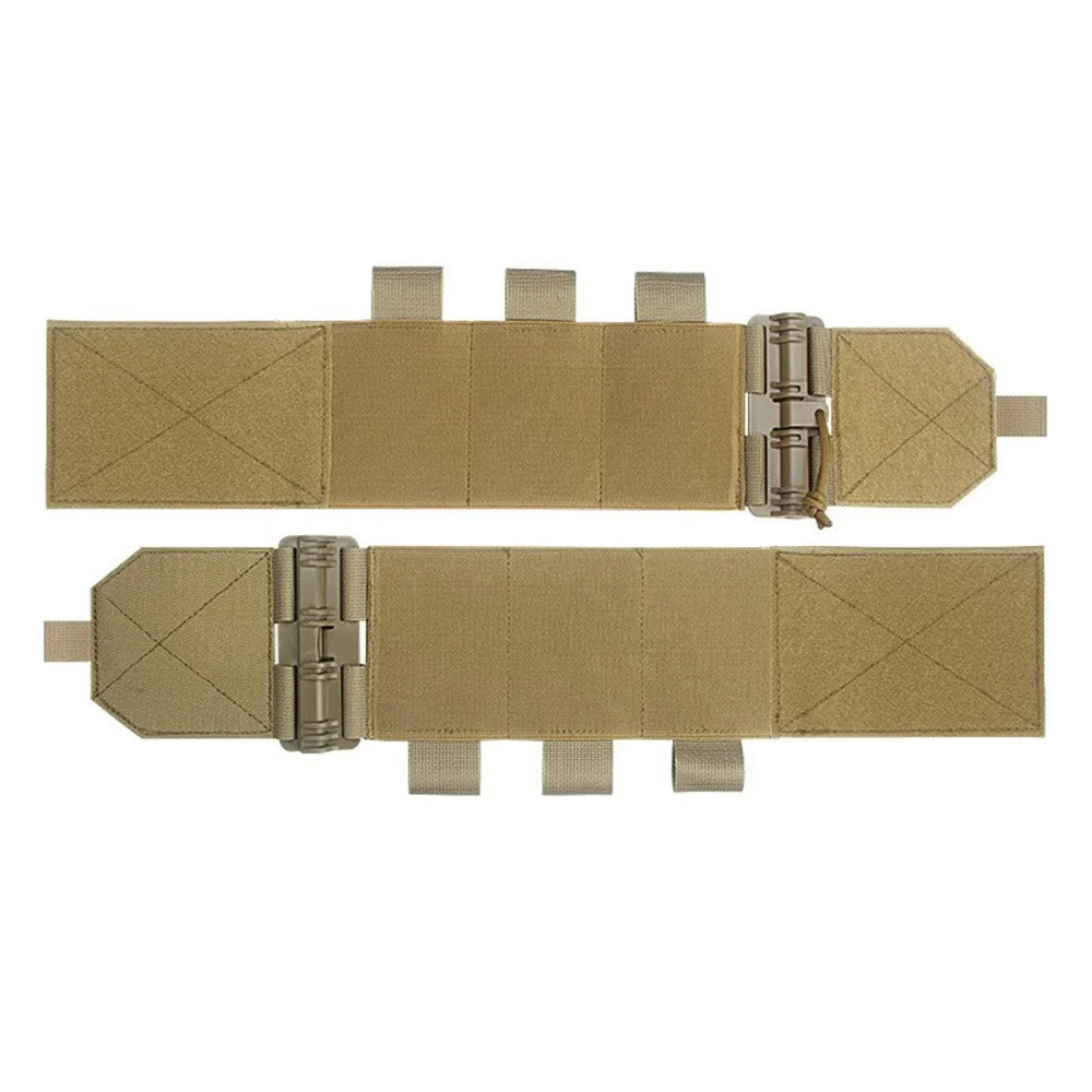 H267 Elastic Tactical Vest Cummerbund Quick Release Mounting Strap for JPC / CPC / LBT / LBX / FCPC - Khaki - 1