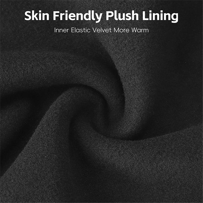 WEST BIKING YP0201436 Elastic Velvet Warm Face Mask Winter Thickened Windproof Face Mask for Cycling - Black - 5