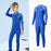 GOLOVEJOY SGY10 Children Outdoor Sports Skiing Seamless Warm Bottoming Suit Kids Ski Quick-Drying Top + Pants - Sapphire Blue S - 1