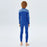 GOLOVEJOY SGY10 Children Outdoor Sports Skiing Seamless Warm Bottoming Suit Kids Ski Quick-Drying Top + Pants - Sapphire Blue S - 4