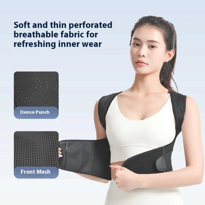 AOLIKES 3112 Adjustable Back Posture Corrector Strap Breathable Shoulder Support Belt - S - 3