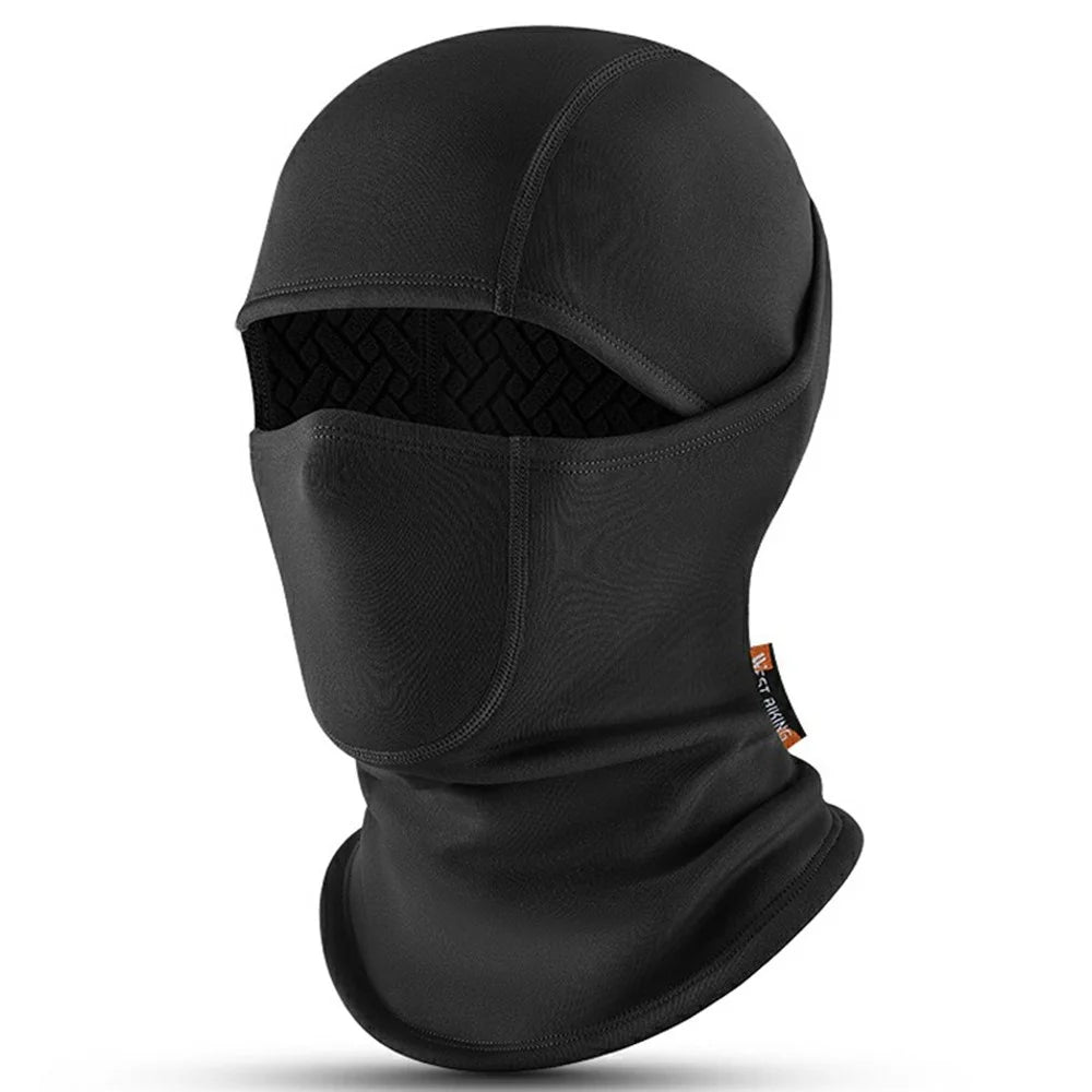 WEST BIKING YP0201439 Winter Fleece Ski Face Mask Outdoor Windproof Warm Headgear - Black - 1