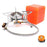 Outdoor Camping Picnic BBQ Windproof Blue Flame Stove Gas Burner with Gas Tank Adapter - 1