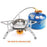 Outdoor Camping Picnic BBQ Windproof Blue Flame Stove Gas Burner with Gas Tank Adapter - 2