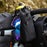 RHINOWALK Wilderness Series 1L Waterproof Nylon Thermal Insulated Water Bottle Bag Bike Stem Bag - Black+Yellow - 5