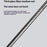 150cm Double Layer Automatic Umbrella Long Handle Umbrella with Sleeve - Black+Red - 6
