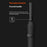 112cm 24 Ribs Semi-Automatic Long Umbrella Frosted Handle Umbrella with Sleeve - Black - 5