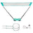 Portable Badminton Net Stand Storage Case with 2 Rackets 2 Shuttlecocks - 1
