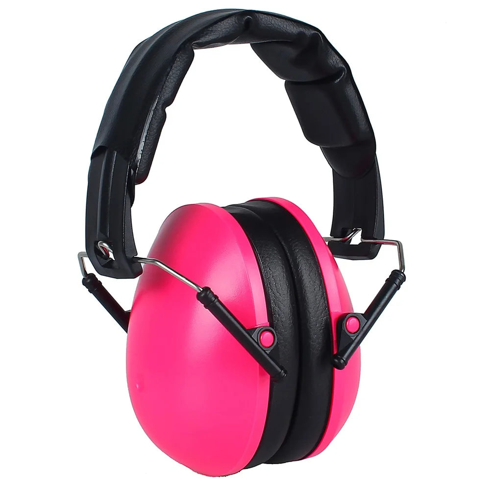 Baby Noise Cancelling Earmuffs Hearing Protective Headphone Infant Ear Protection Sound Proof Earmuffs - Pink - 1