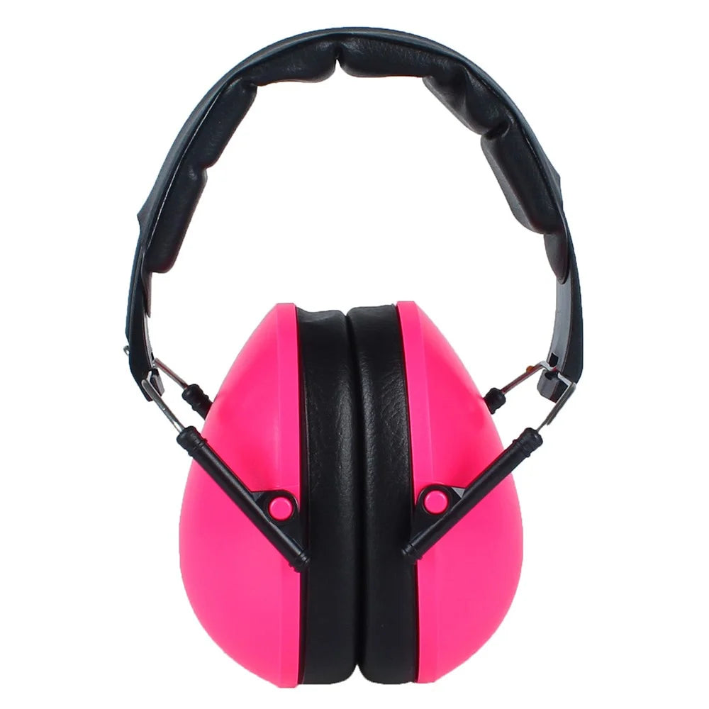 Baby Noise Cancelling Earmuffs Hearing Protective Headphone Infant Ear Protection Sound Proof Earmuffs - Pink - 2