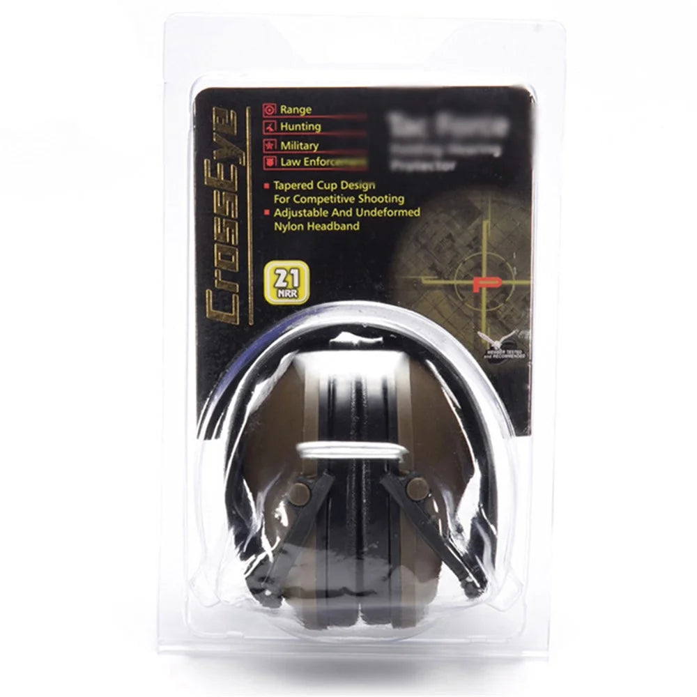 Shooting Ear Protection Earmuffs Noise Reduction Hearing Cancelling Safety Ear Muffs Ear Protectors Hunting Gun Range Ear Defenders - Green - 4