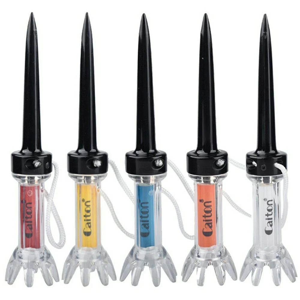 5PCS / Set 7.9cm Golf Tees Magnetic Ball Holder Plastic Tee Training Practice Tool - 1