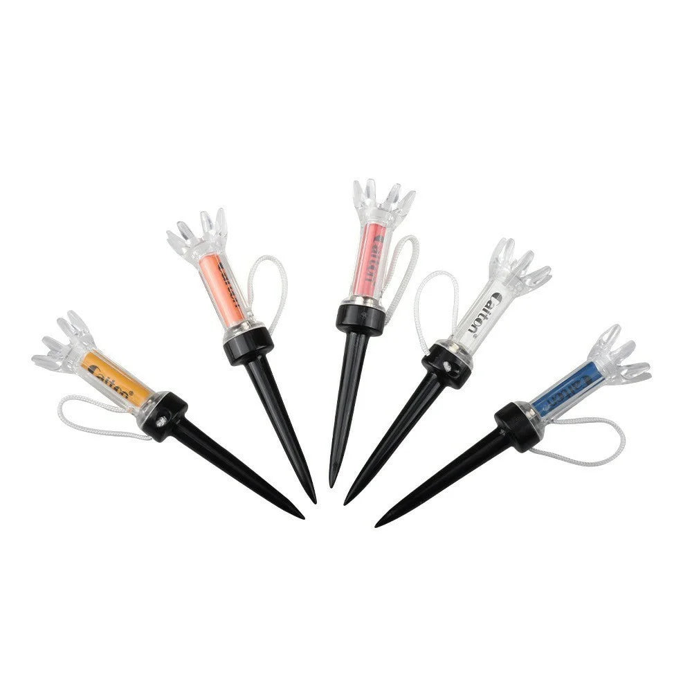 5PCS / Set 7.9cm Golf Tees Magnetic Ball Holder Plastic Tee Training Practice Tool - 5