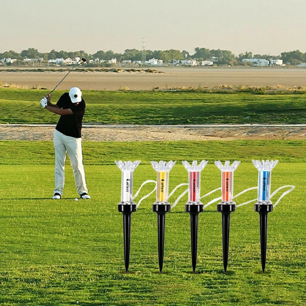 5PCS / Set 7.9cm Golf Tees Magnetic Ball Holder Plastic Tee Training Practice Tool - 6