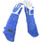 Bite-Proof Animal Handling Gloves Bird Handling Falcon Gloves Grabbing for Pet Training - Blue/M - 2