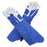 Bite-Proof Animal Handling Gloves Bird Handling Falcon Gloves Grabbing for Pet Training - Blue/M - 4