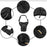 RZAHUAHU Waterproof Motorcycle Leg Bag Waist Pouch Expandable Riding Pack Crossbody Bag - 7