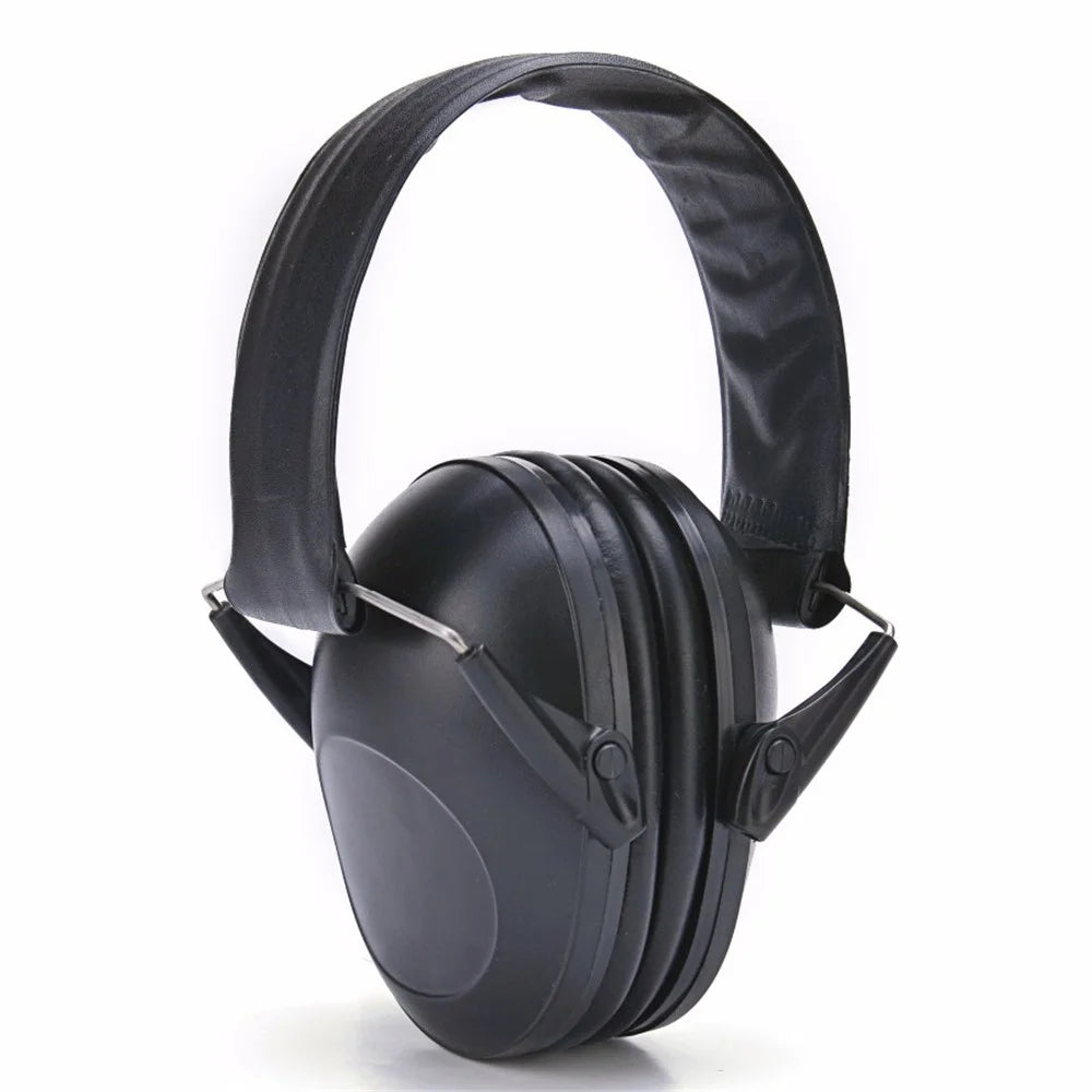 Non-Electric Ear Protection Earmuffs Noise Reduction Soundproof Hearing Cancelling Safety Ear Muffs Sound Blocking Ear Defenders - Black - 1