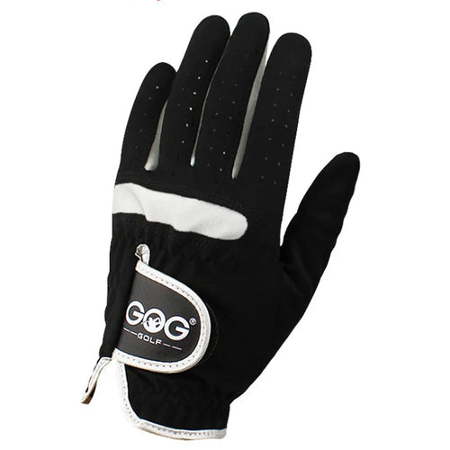 GOG 1Pc Men Golf Glove Soft Microfiber Breathable Sports Gloves for Left  /  Right Hand - Left Hand / Size 22 - 1