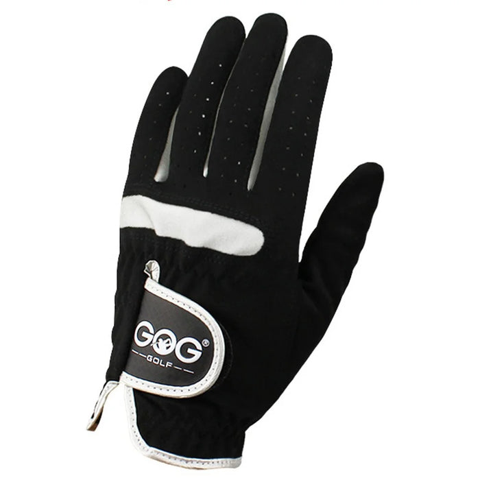 GOG 1Pc Men Golf Glove Soft Microfiber Breathable Sports Gloves for Left  /  Right Hand - Left Hand / Size 22 - 1