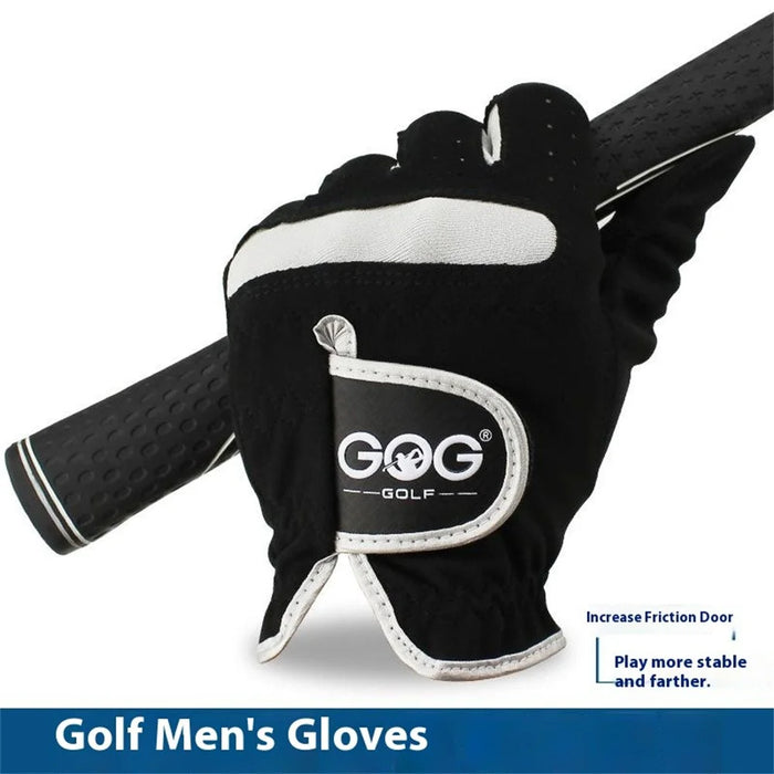 GOG 1Pc Men Golf Glove Soft Microfiber Breathable Sports Gloves for Left  /  Right Hand - Left Hand / Size 22 - 2