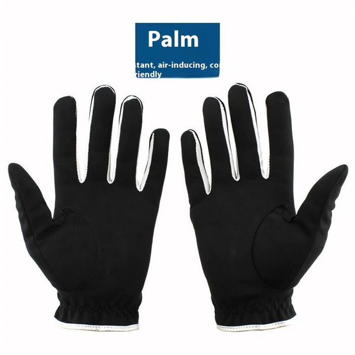 GOG 1Pc Men Golf Glove Soft Microfiber Breathable Sports Gloves for Left  /  Right Hand - Left Hand / Size 22 - 4