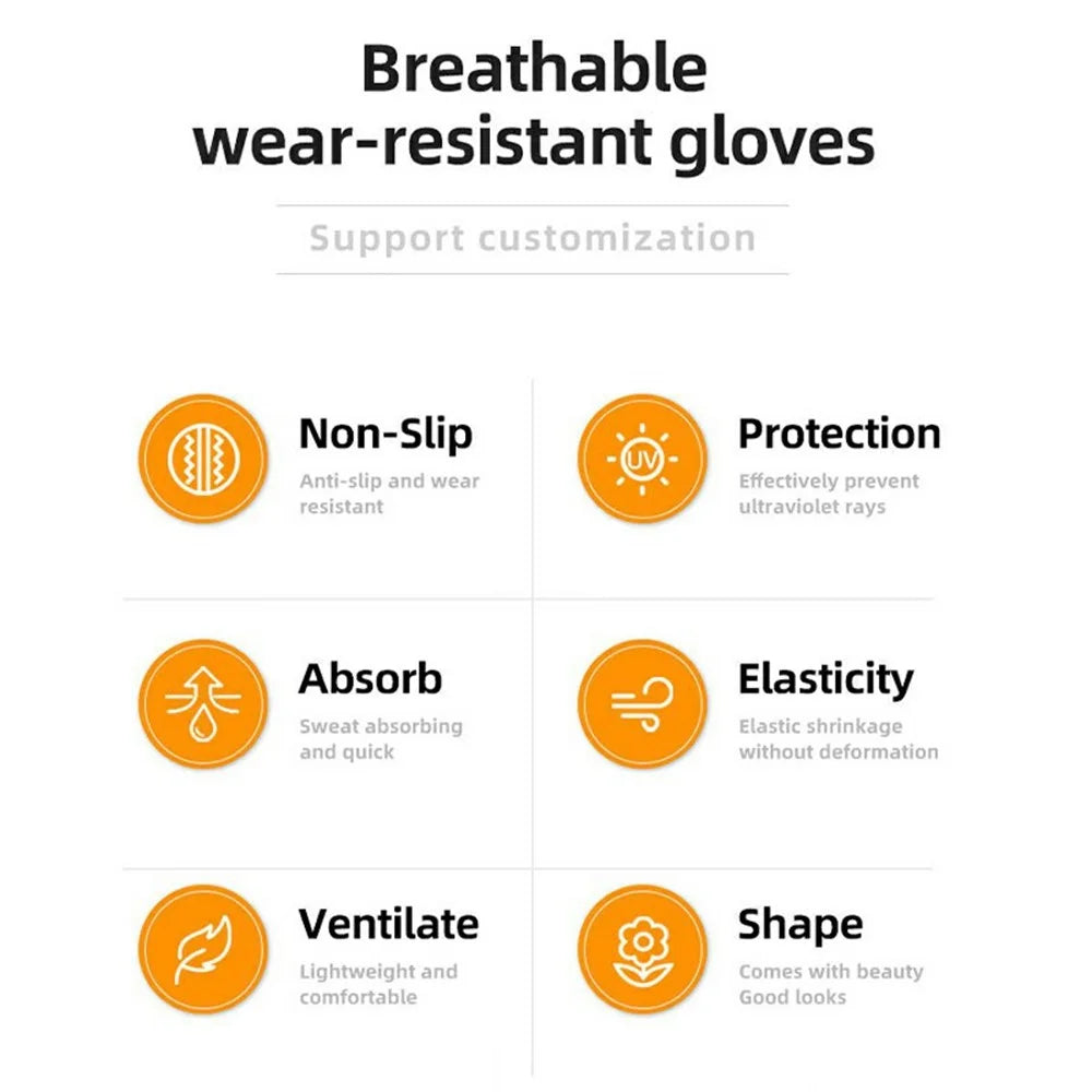 EFUNIST 1Pc Professional Golf Club Training Gloves Nano Microfiber Cloth Breathable Golf Gloves - White Left Hand / Size 22 - 2