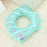 100*110cm PVC Swim Ring Inflatable Sequins Shell Shape Water Float for Children Adults - Blue - 6