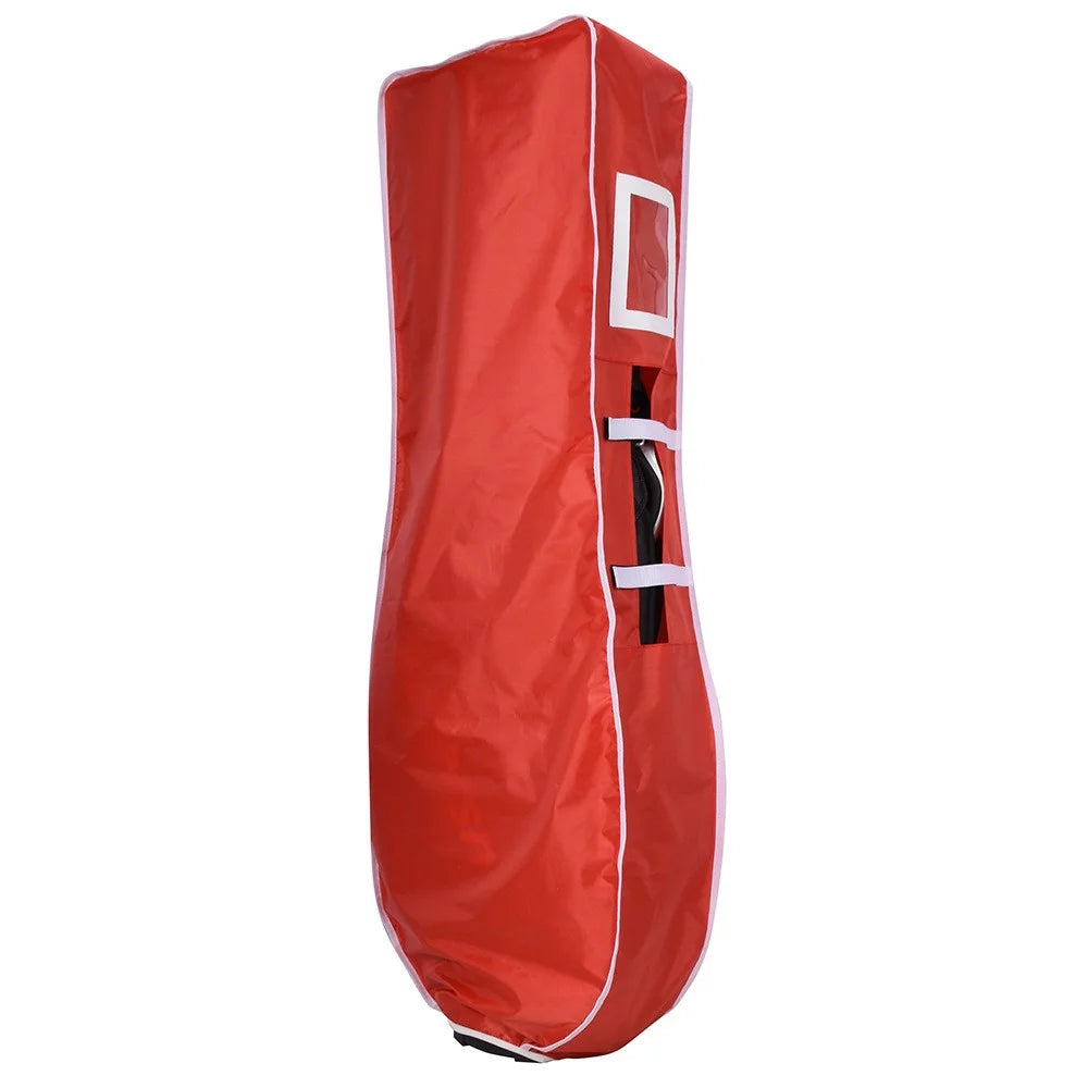 D3452 Foldable Golf Travel Bag Rain Cover Waterproof Golf Bag Protection Dust Cover - Red - 3