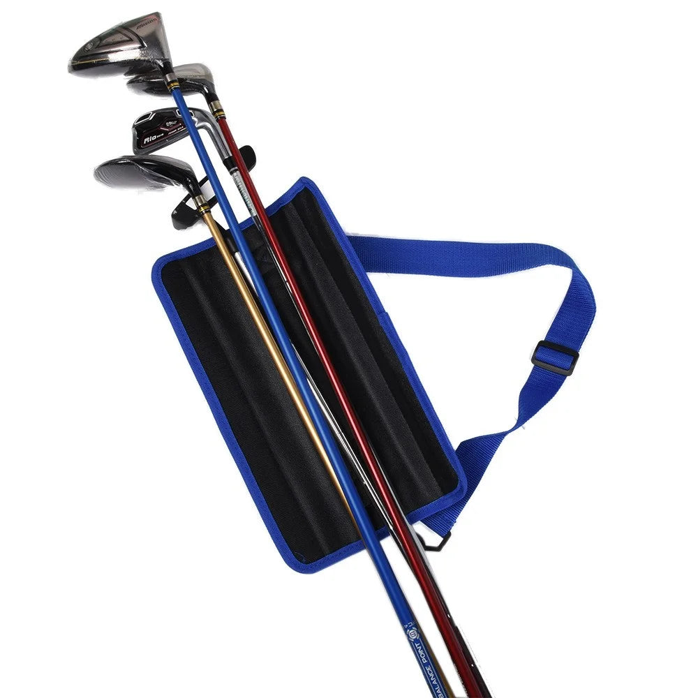 D34221 Lightweight Golf Club Carrier Foldable Golf Bag Portable Golf Club Holder Pouch - Green - 4