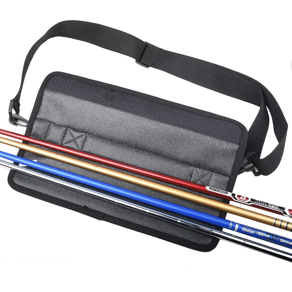 D34221 Lightweight Golf Club Carrier Foldable Golf Bag Portable Golf Club Holder Pouch - Green - 5