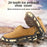24 Teeth Ice Cleats Winter Outdoor Anti Slip Shoe Covers Traction Grips for Snow / Ice / Mud , Black Size L - 3