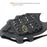 24 Teeth Ice Cleats Winter Outdoor Anti Slip Shoe Covers Traction Grips for Snow / Ice / Mud , Black Size L - 6