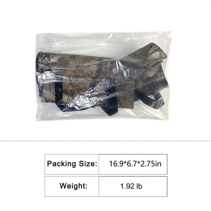 MYDAYS OUTDOOR 53 x 43cm Snake Bite Protection Leg Gaiters Leaves Camouflage Pattern Outdoor Leg Cover - 7