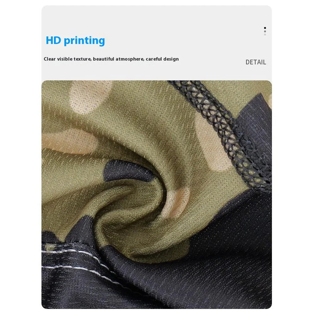 Camouflage Pattern Breathable Pirate Hat Moisture Wicking Head Scarf for Outdoor Cycling Running - MCPDM-001 - 5